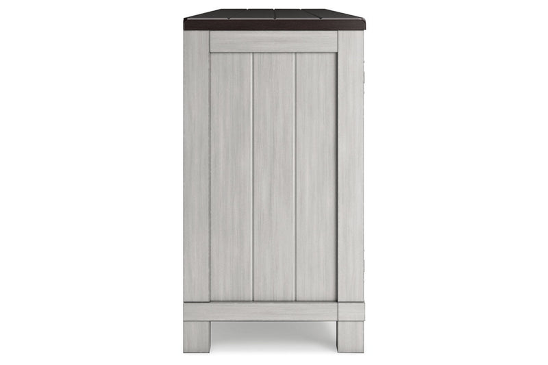 Darborn Gray/Brown 88" TV Stand with Electric Fireplace - Gate FurnitureTV Stand