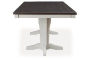 Darborn Gray/Brown Dining Table, 4 Chairs and Bench - Gate FurnitureDining Room Set