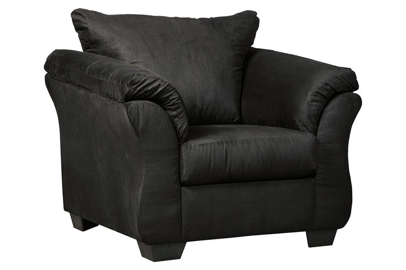 Darcy Black Chair - Gate FurnitureAccent Chair