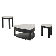 Darcy - Black Coffee Table with 2PC Nesting End Table Set - T135-3PC-Set