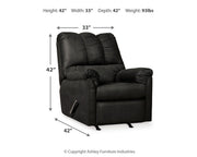 Darcy Black Loveseat and 2 Recliners - 75008U13
