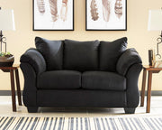 Darcy Black Loveseat and 2 Recliners - 75008U13
