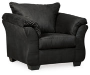 Darcy Black Loveseat and Chair - 75008U14