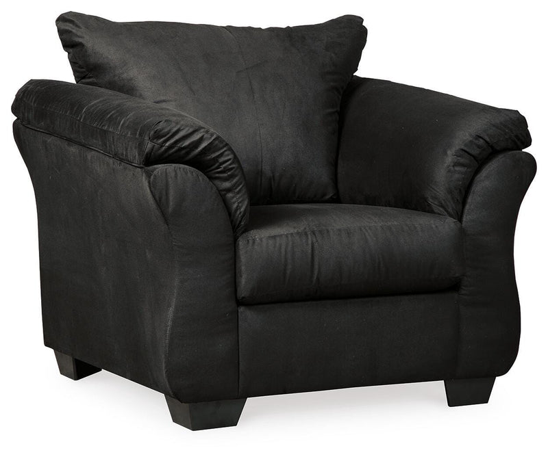 Darcy Black Loveseat and Chair - 75008U14