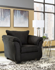 Darcy Black Loveseat and Chair - 75008U14