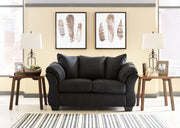 Darcy Black Loveseat and Chair - 75008U14