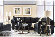 Darcy Black Recliner - Gate FurnitureRecliner