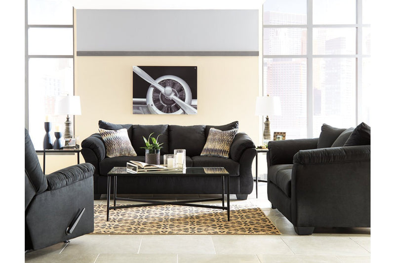 Darcy Black Sofa - Gate FurnitureSofa