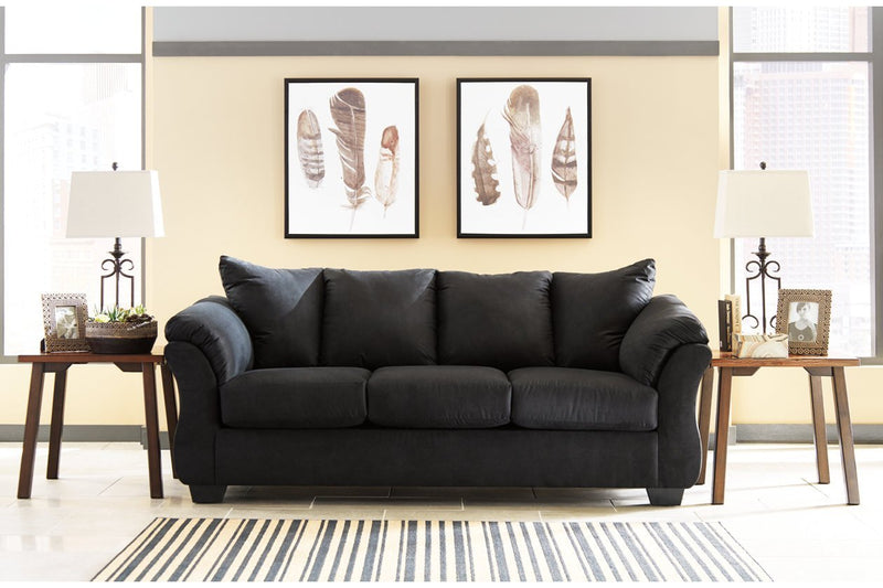 Darcy Black Sofa - Gate FurnitureSofa
