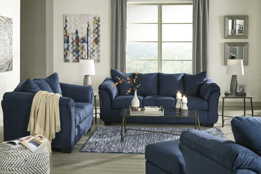 Darcy Blue Living Room Set - Gate FurnitureLiving Room Set