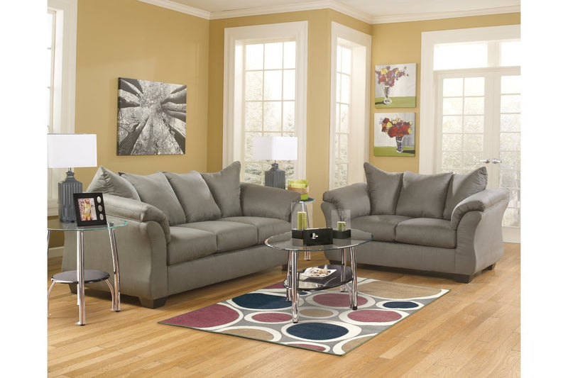 Darcy Cobblestone Loveseat - Gate FurnitureLoveseat