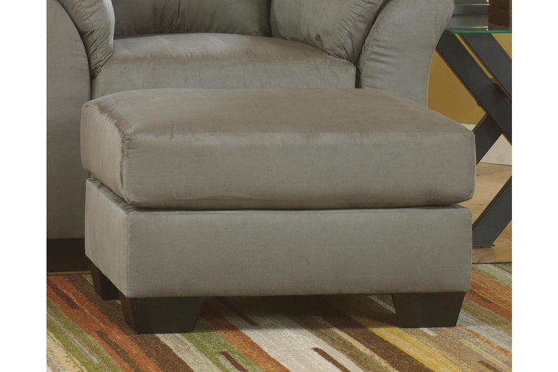 Darcy Cobblestone Ottoman - Gate FurnitureOttoman