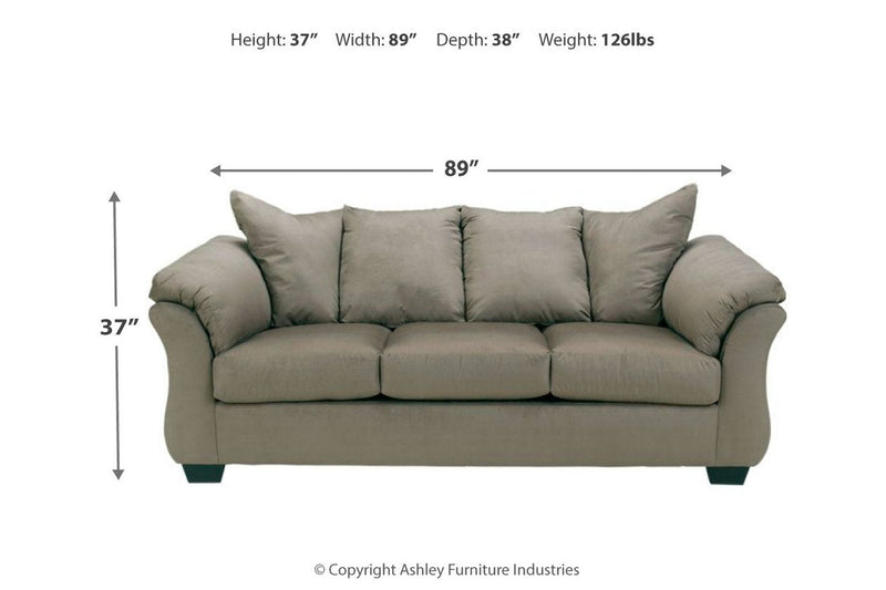 Darcy Cobblestone Sofa - Gate FurnitureSofa