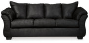 Darcy Sofa, Loveseat and Recliner in Black - PKG001684
