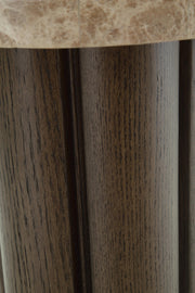 Darimore Burnished Brown Chairside End Table - T984-7