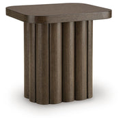 Darimore Burnished Brown End Table - T984-3