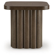 Darimore Burnished Brown End Table - T984-3