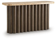 Darimore Burnished Brown Sofa Table - T984-4