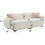 Darius Sofa w/2 Pillows - LV04540