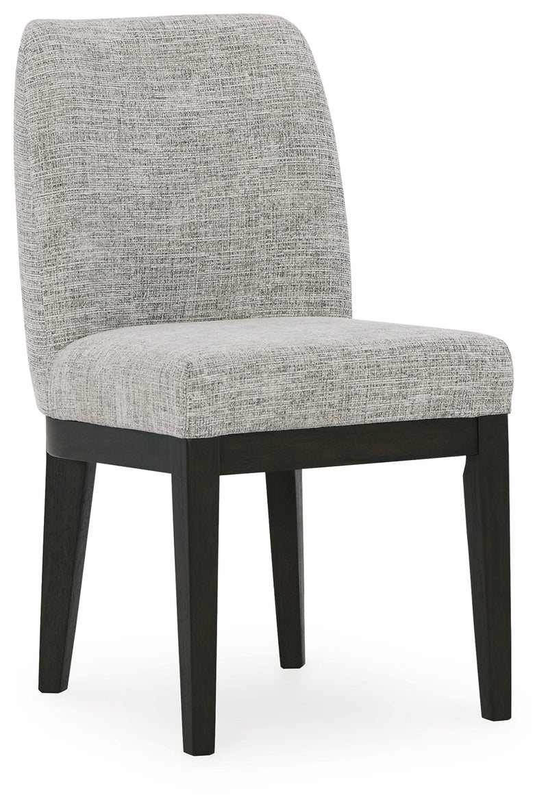 Dark Brown Burkhaus Dining Table and 6 Chairs - PKG014939