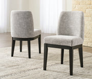 Dark Brown Burkhaus Dining Table and 8 Chairs with Storage - PKG013374