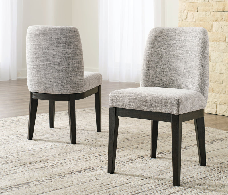 Dark Brown Burkhaus Dining Table and 8 Chairs with Storage - PKG013374