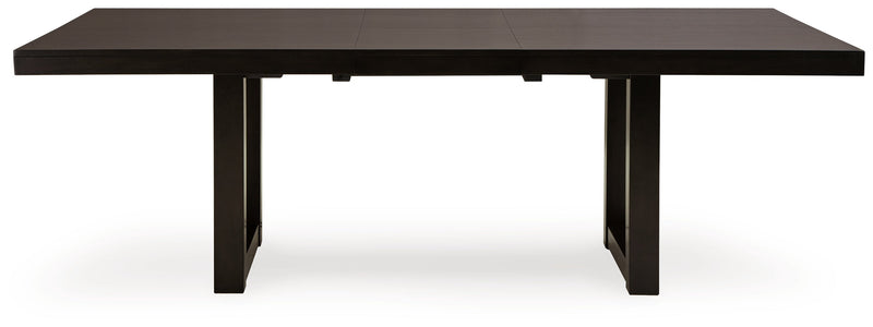 Dark Grayish Brown Neymorton Dining Table and 10 Chairs - PKG019475