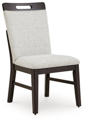 Dark Grayish Brown Neymorton Dining Table and 8 Chairs - PKG019474