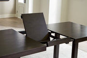 Dark Grayish Brown Neymorton Dining Table and 8 Chairs - PKG019474