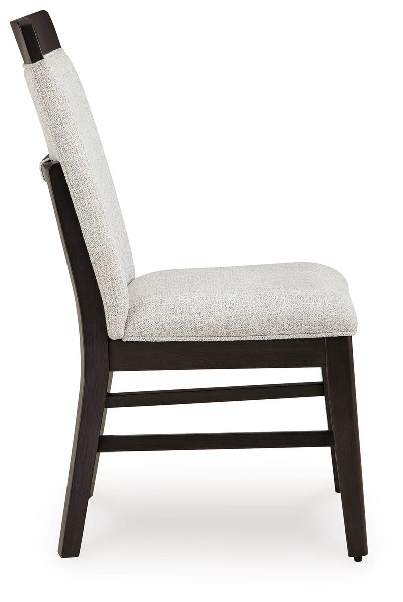 Dark Grayish Brown Neymorton Dining Table and 8 Chairs - PKG019474