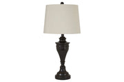 Darlita Bronze Finish Table Lamp (Set of 2) - Gate FurnitureTable Lamp Pair