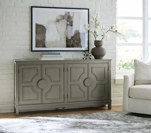 Darlock Warm Gray Accent Cabinet - A4000738