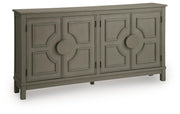Darlock Warm Gray Accent Cabinet - A4000738