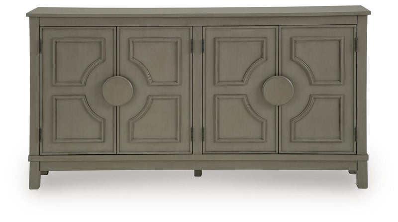 Darlock Warm Gray Accent Cabinet - A4000738