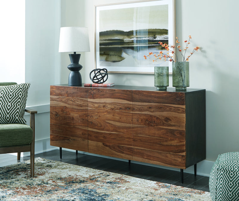Darrey Natural/Brown Accent Cabinet - A4000580