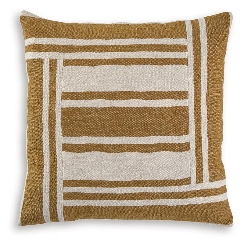Darrman Ochre/Ivory Pillow (Set of 4) - A1001116