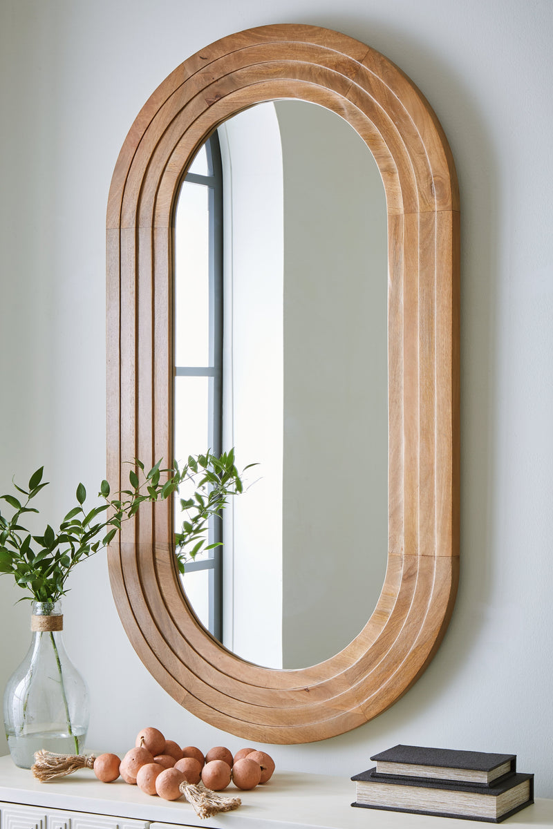Daverly Brown Accent Mirror - A8010326
