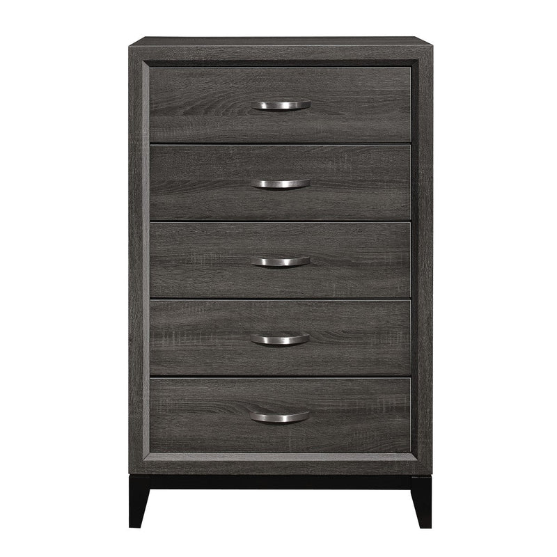 Davi Gray Panel Bedroom Set - Gate FurnitureBedroom Set