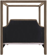Dawson Velvet Upholstered Full Bed in Taupe - DawsonTaupe-F