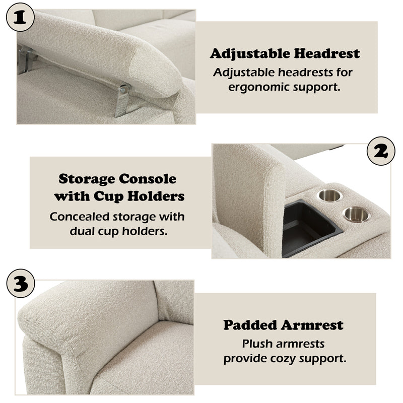 Dayana POWER MOTION SECTIONAL SOFA - LV02680