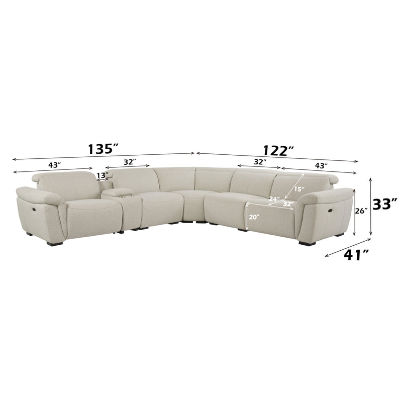 Dayana POWER MOTION SECTIONAL SOFA - LV02680