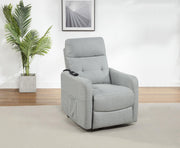 Dayes Upholstered Power Lift Recliner Chair Light Grey - 600130P
