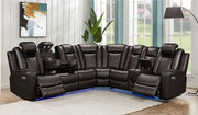 Daytona Brown 3-pc Sectional - DAYTONA-BN-3-PC-SEC