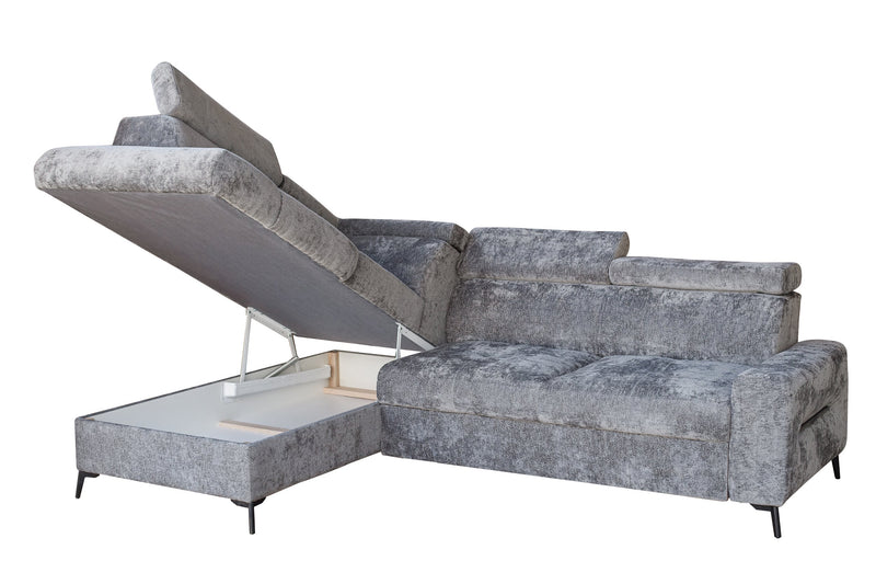 Daytona sectional w/ bed & Storage SET - p13674