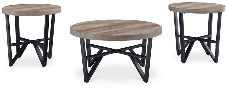 Deanlee Table (Set of 3) - Gate FurnitureOccasional Table Set