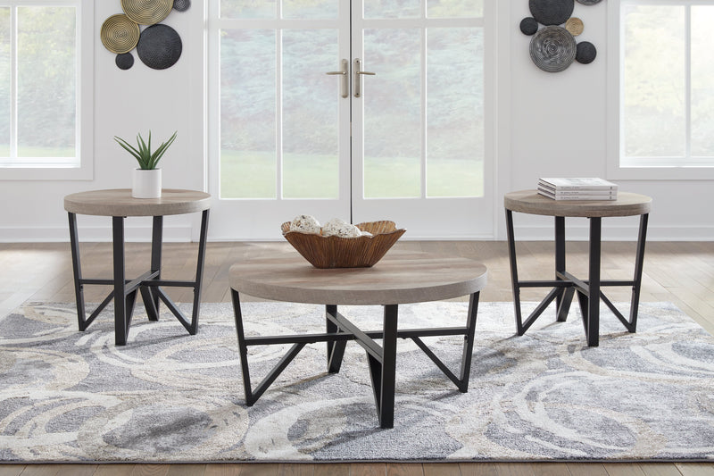 Deanlee Table (Set of 3) - Gate FurnitureOccasional Table Set