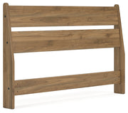 Deanlow Full Panel Headboard with Dresser and Chest in Honey - PKG017182