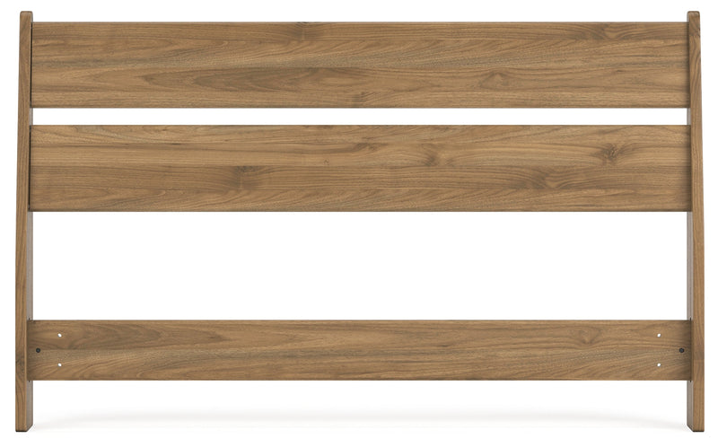 Deanlow Full Panel Headboard with Dresser in Honey - PKG017177