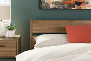 Deanlow Full Panel Headboard with Dresser in Honey - PKG017177