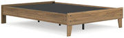 Deanlow Full Platform Bed with Dresser and 2 Nightstands in Honey - PKG017192